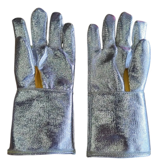 Guante Kevlar Aluminizado 35cm Para Altas Temperaturas