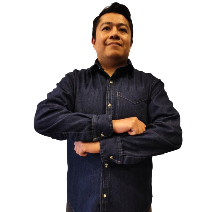 Camisa de mezclilla uso rudo