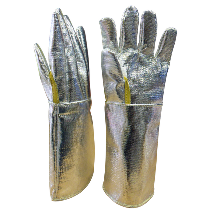 Guante Kevlar Aluminizado 35cm Para Altas Temperaturas