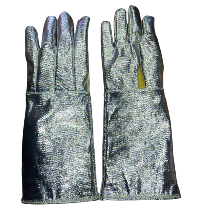 Guante Kevlar Aluminizado 35cm Para Altas Temperaturas