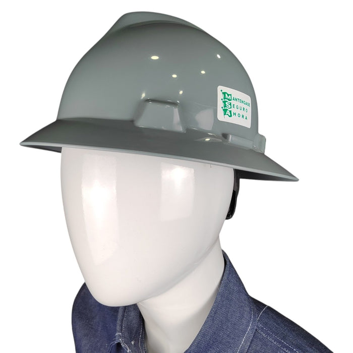 Casco MSA V-Gard ala ancha suspensión Fastrac III