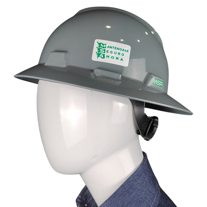 Casco MSA V-Gard ala ancha suspensión Fastrac III