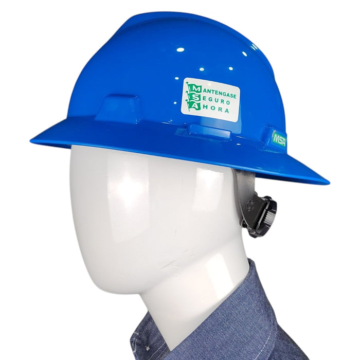 Casco MSA V-Gard ala ancha suspensión Fastrac III