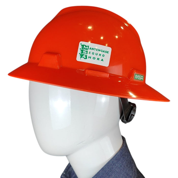 Casco MSA V-Gard ala ancha suspensión Fastrac III
