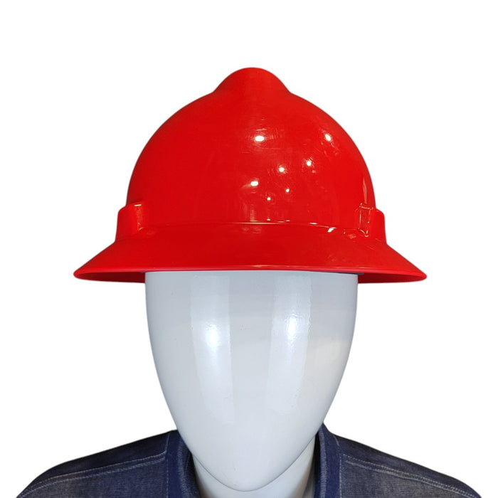 Casco MSA V-Gard ala ancha suspensión Fastrac III