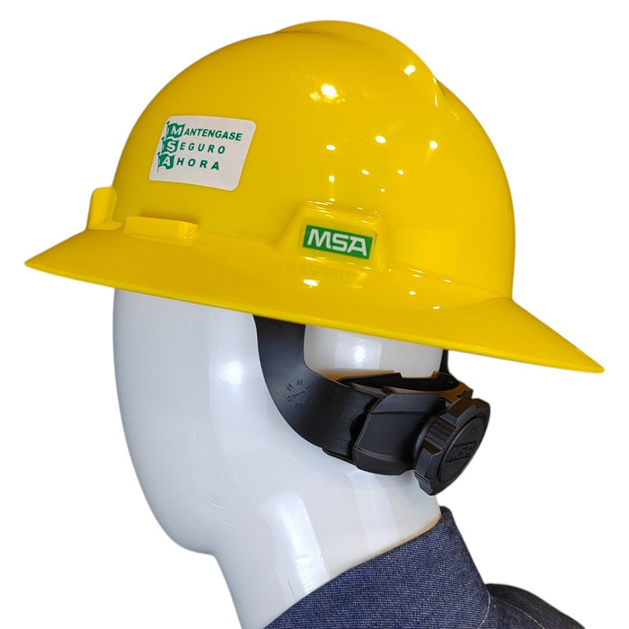 Casco MSA V-Gard ala ancha suspensión Fastrac III